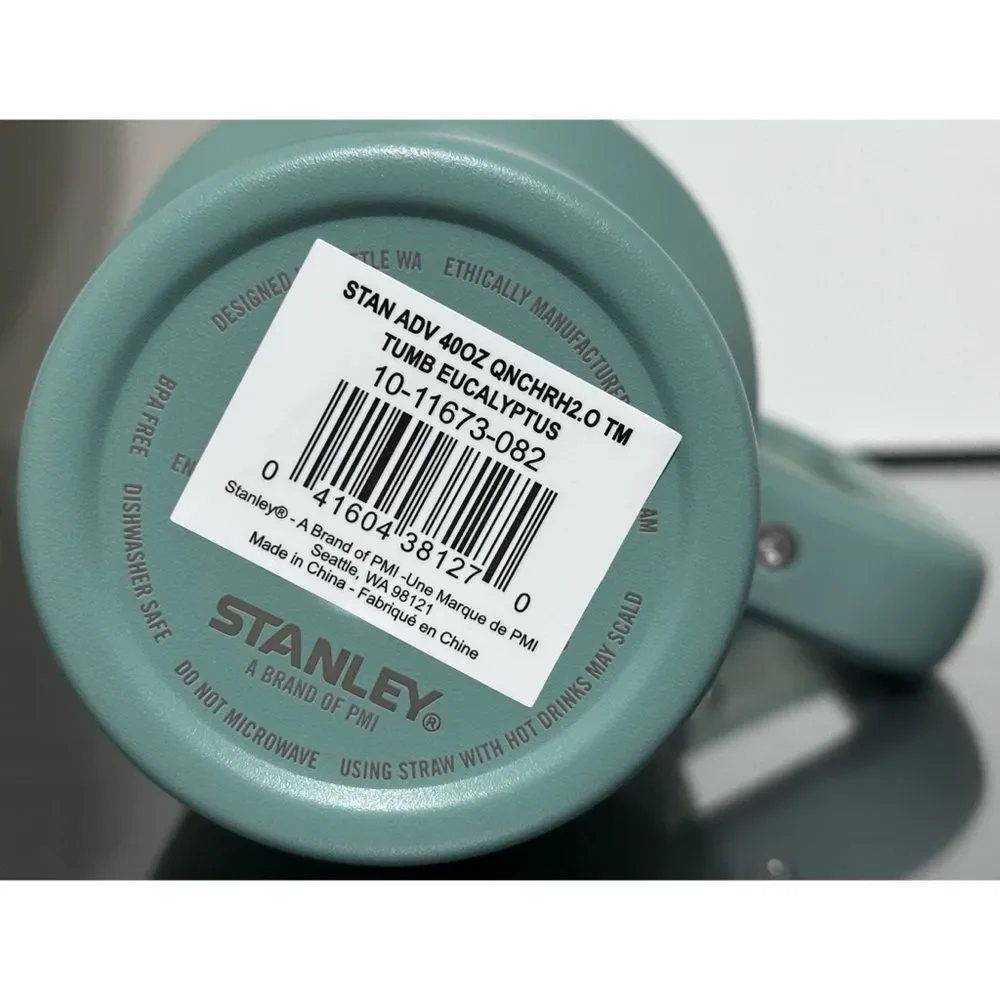 Stanley‎ Quencher H2.0 FlowState Tumbler 40oz, EUCALYPTUS GREEN - Picture 4 of 4